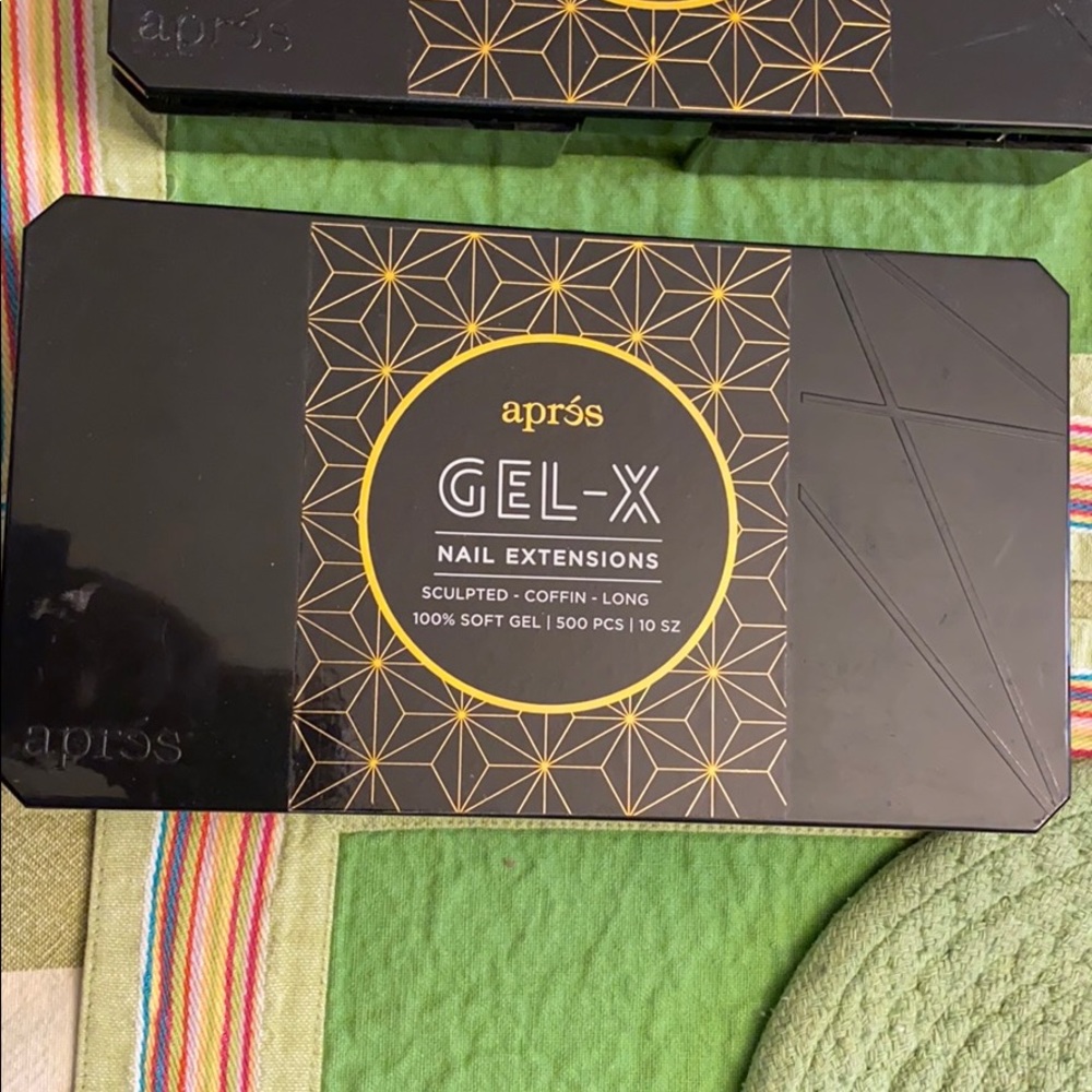 Gel X tips Sculpted Coffin Long